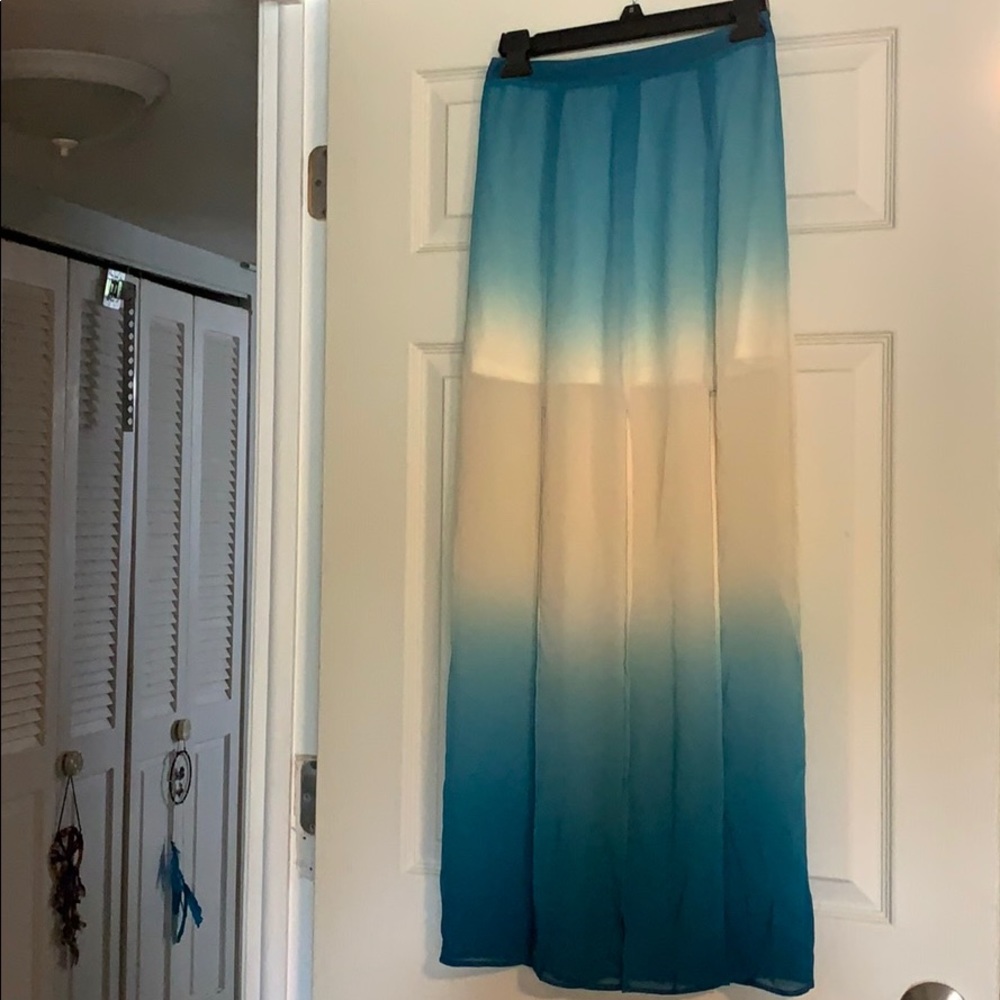 High waisted long skirt
